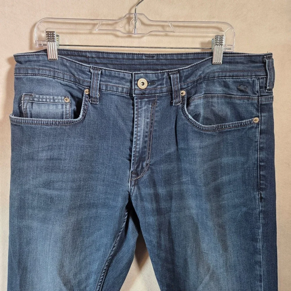 Buffalo David Bitton‎ Livefree Mens Blue Slim Straight Leg Denim Jeans 38x31